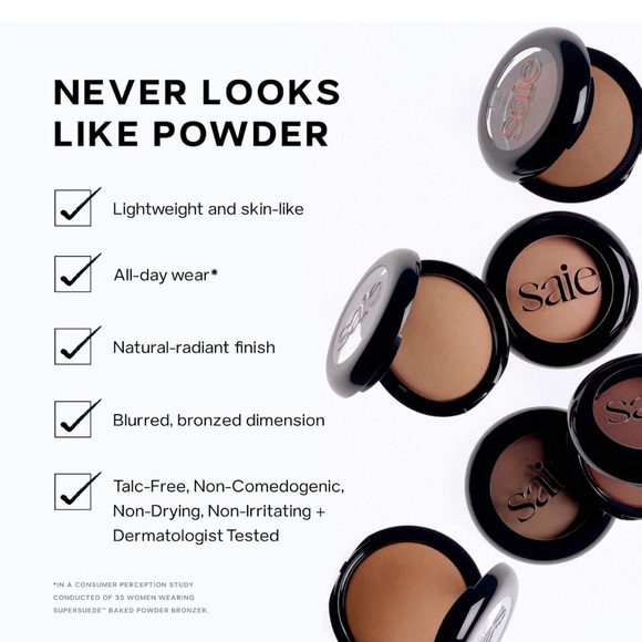 Saie Supersuede Radiant Baked Bronzer PALERMO – New - Picture 3 of 4